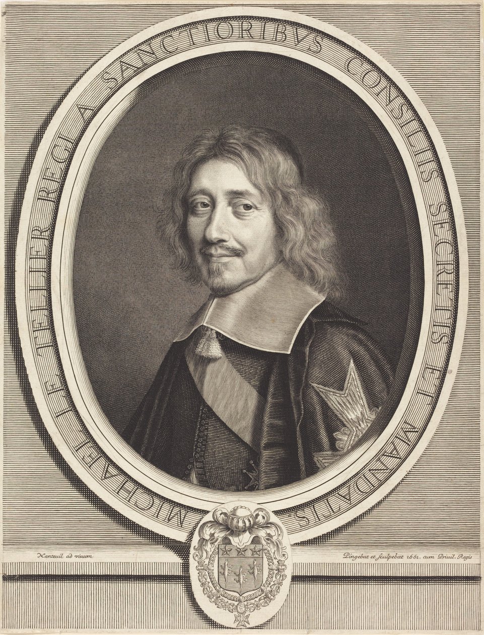 Kancléř Michel Le Tellier od Robert Nanteuil
