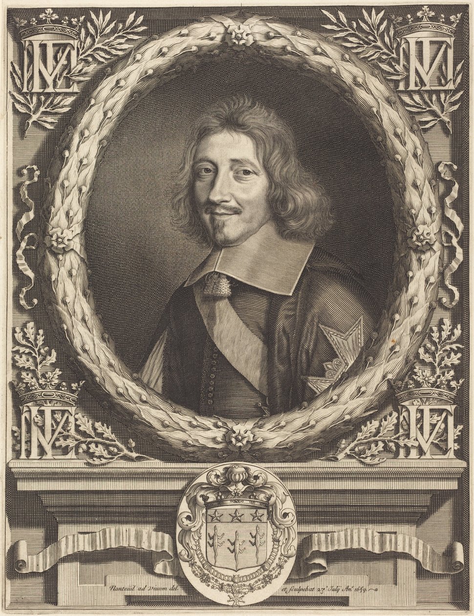Kancléř Michel Le Tellier od Robert Nanteuil