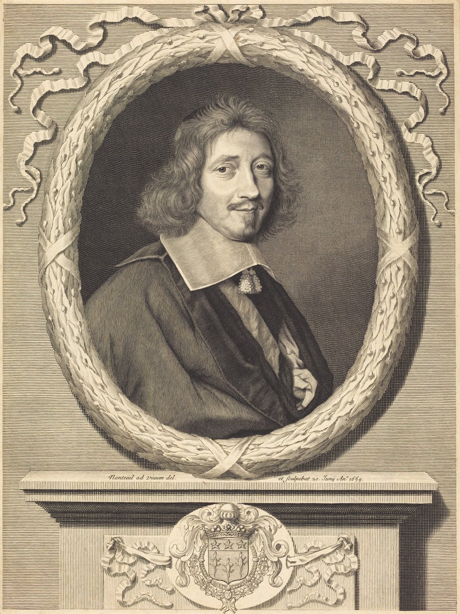 Kancléř Michel Le Tellier od Robert Nanteuil