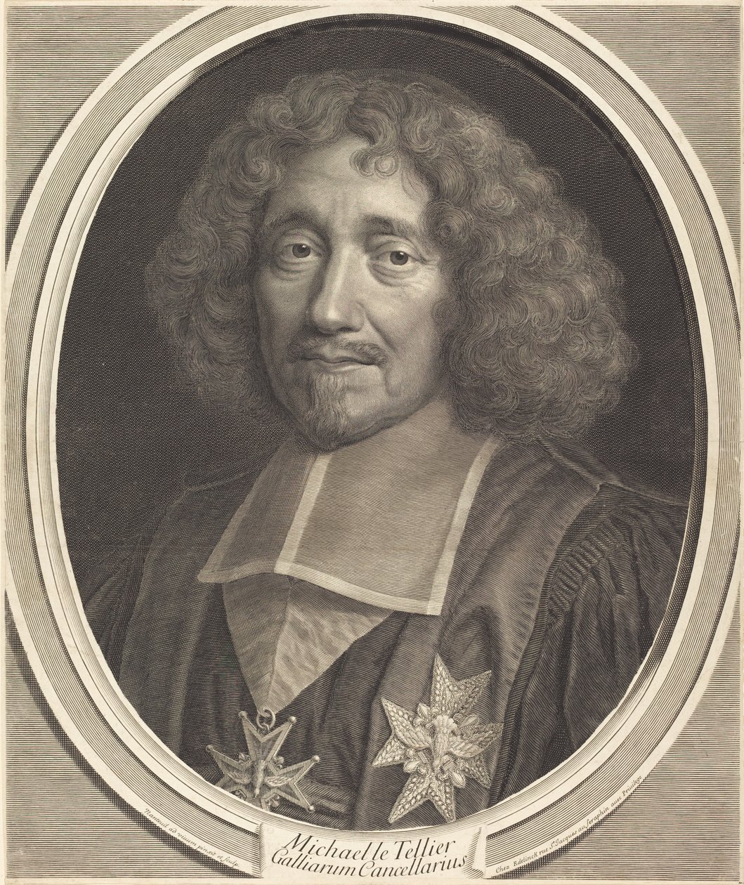 Kancléř Michel Le Tellier od Robert Nanteuil