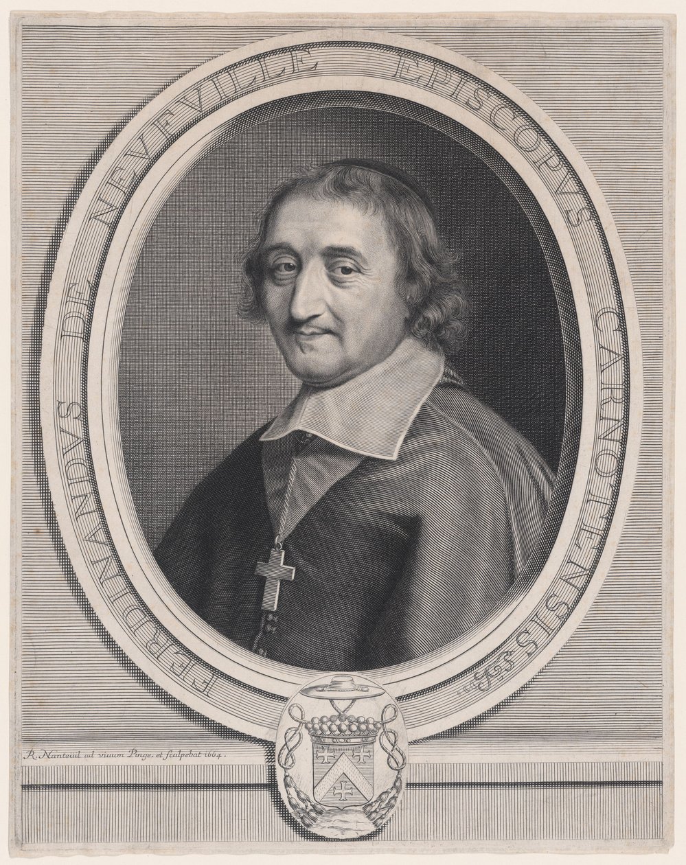 Ferdinand de Neufville, biskup z Chartres (1608-1678) od Robert Nanteuil