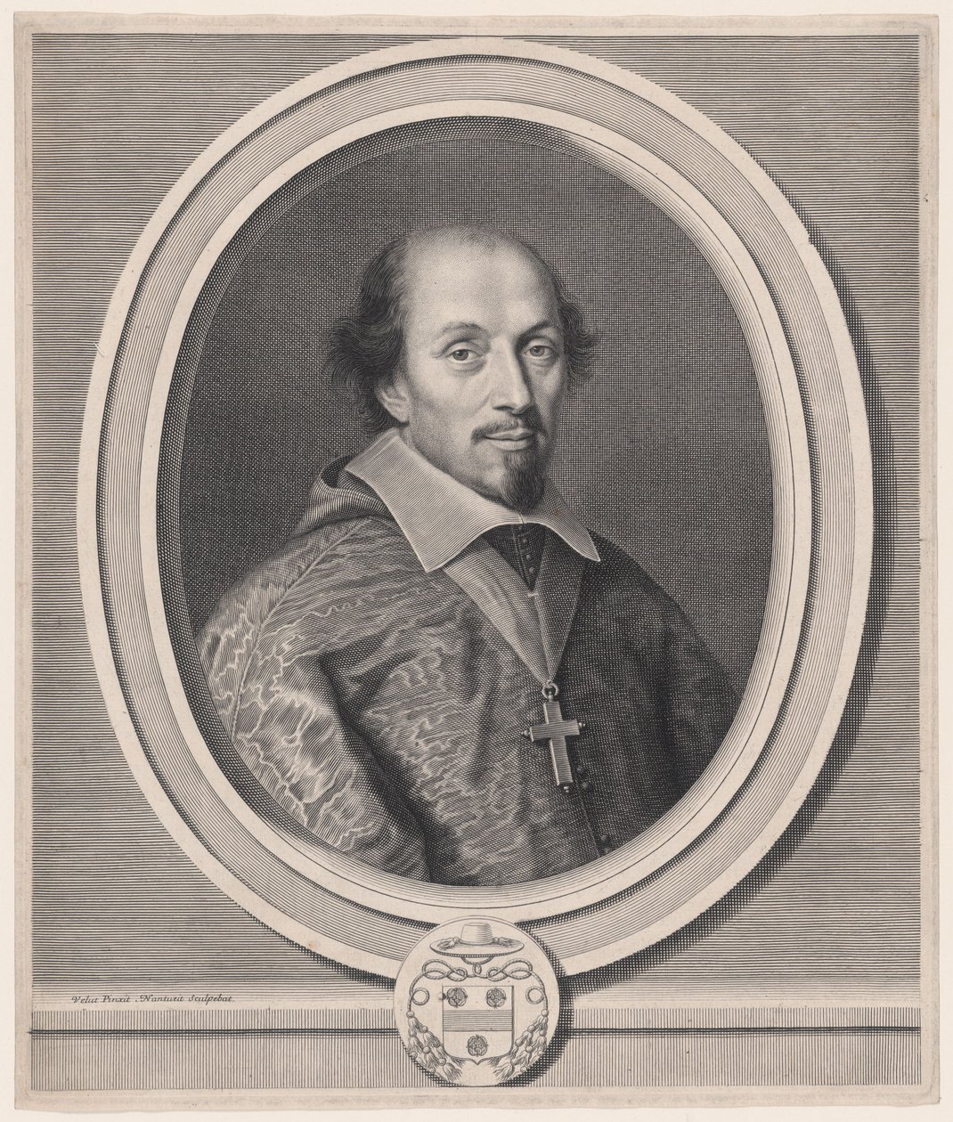 François Mallier du Houssay, biskup z Troyes (Bishop of Troyes) od Robert Nanteuil