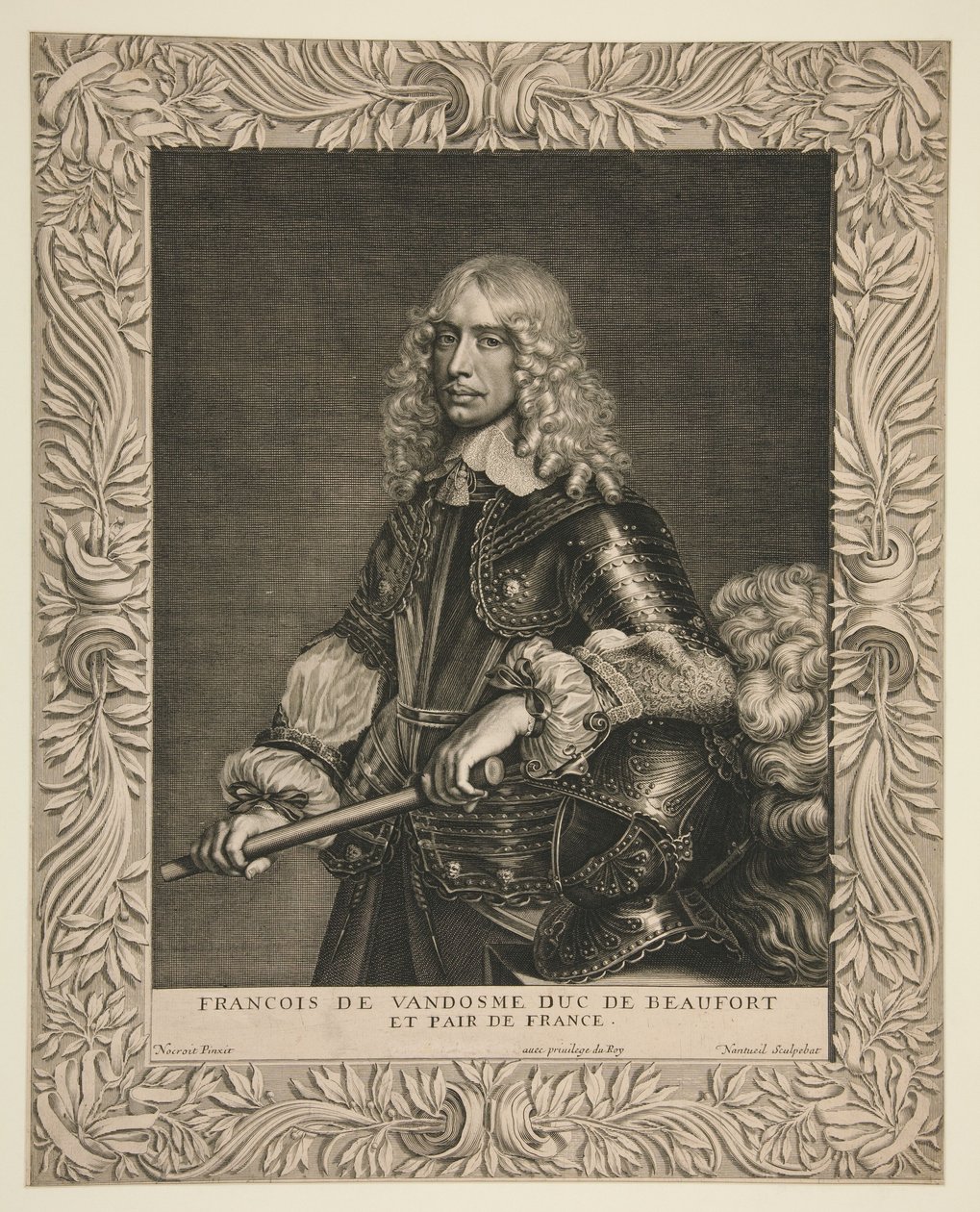 François de Vendôme, vévoda z Beaufortu a francouzský pair (vévoda z Beaufortu a francouzský šlechtic) od Robert Nanteuil