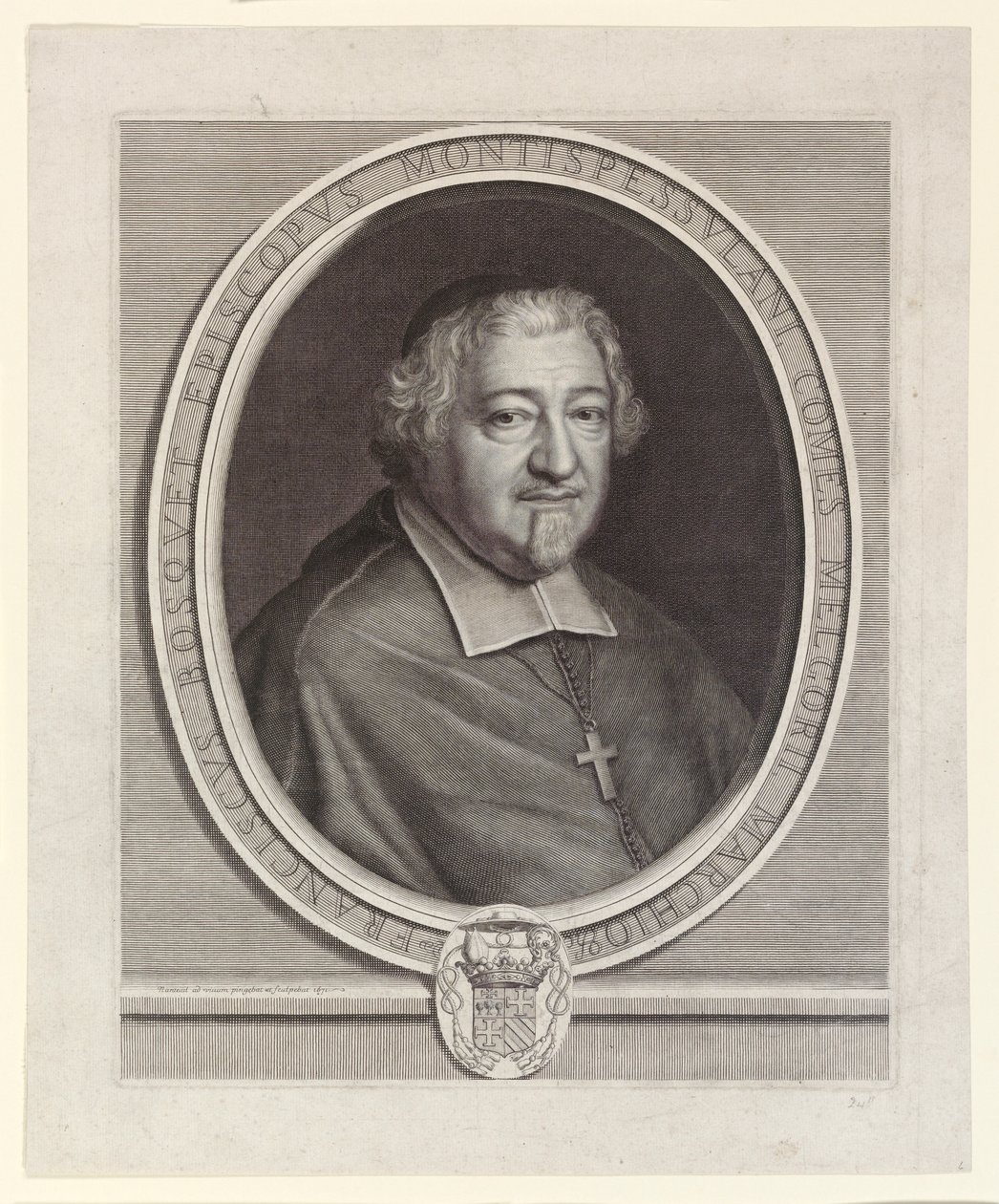 François Bosquet, biskup z Montpellier (biskup z Montpellier) od Robert Nanteuil