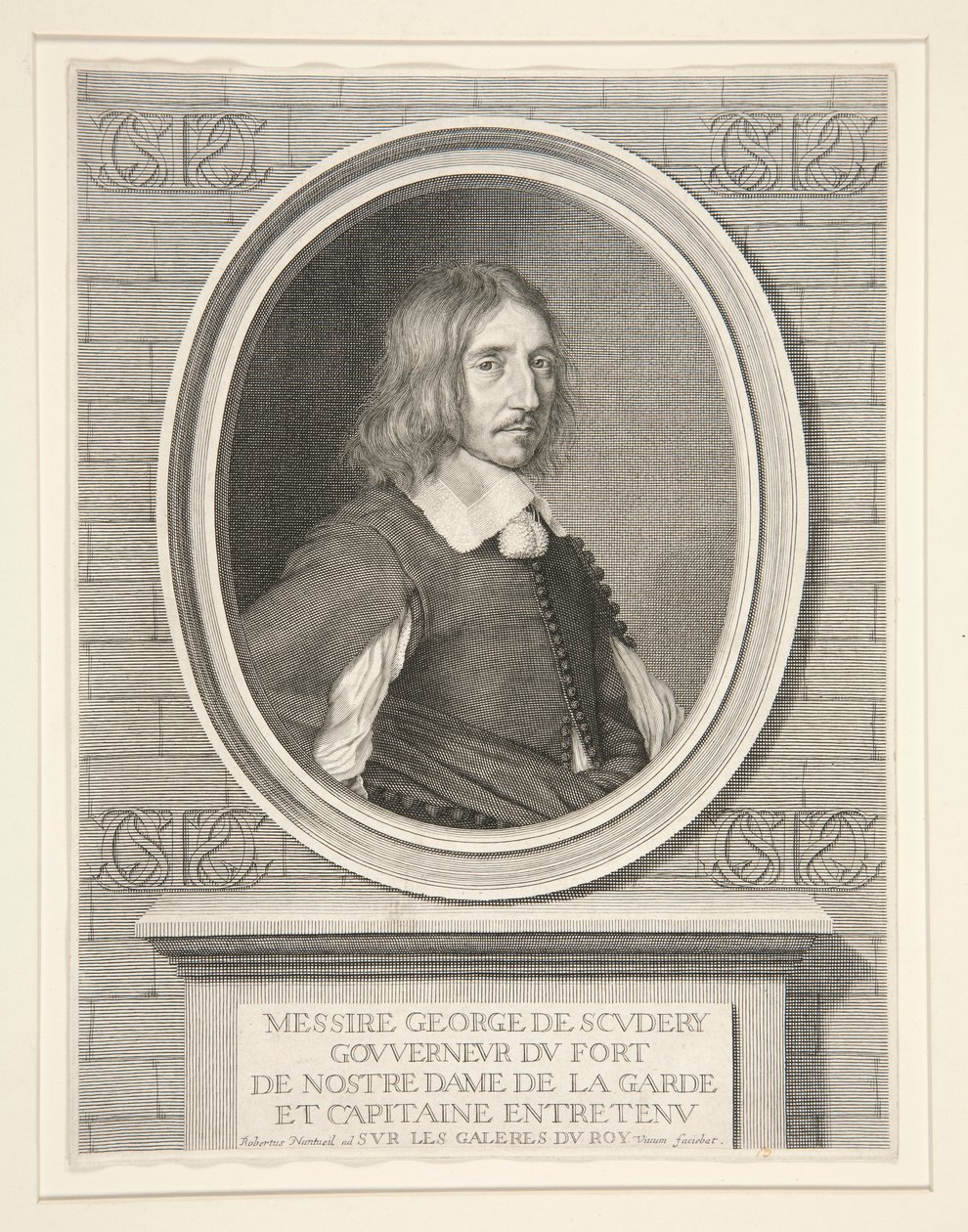 Georges de Scud?ry, autor, člen Akademie (1601-1668) od Robert Nanteuil
