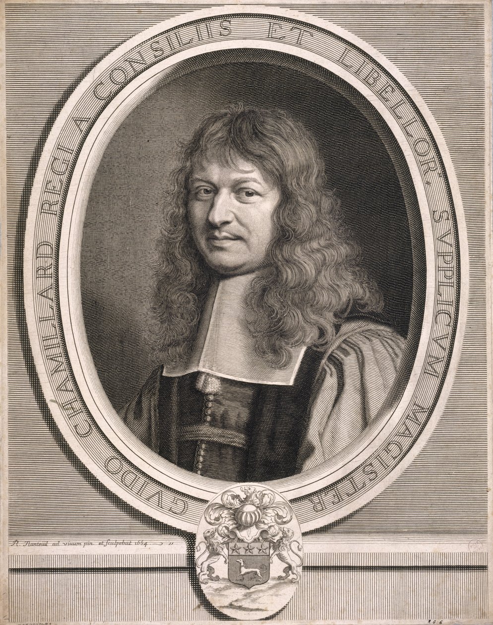 Guido Chamillard, mistr žádostí. 1664. od Robert Nanteuil