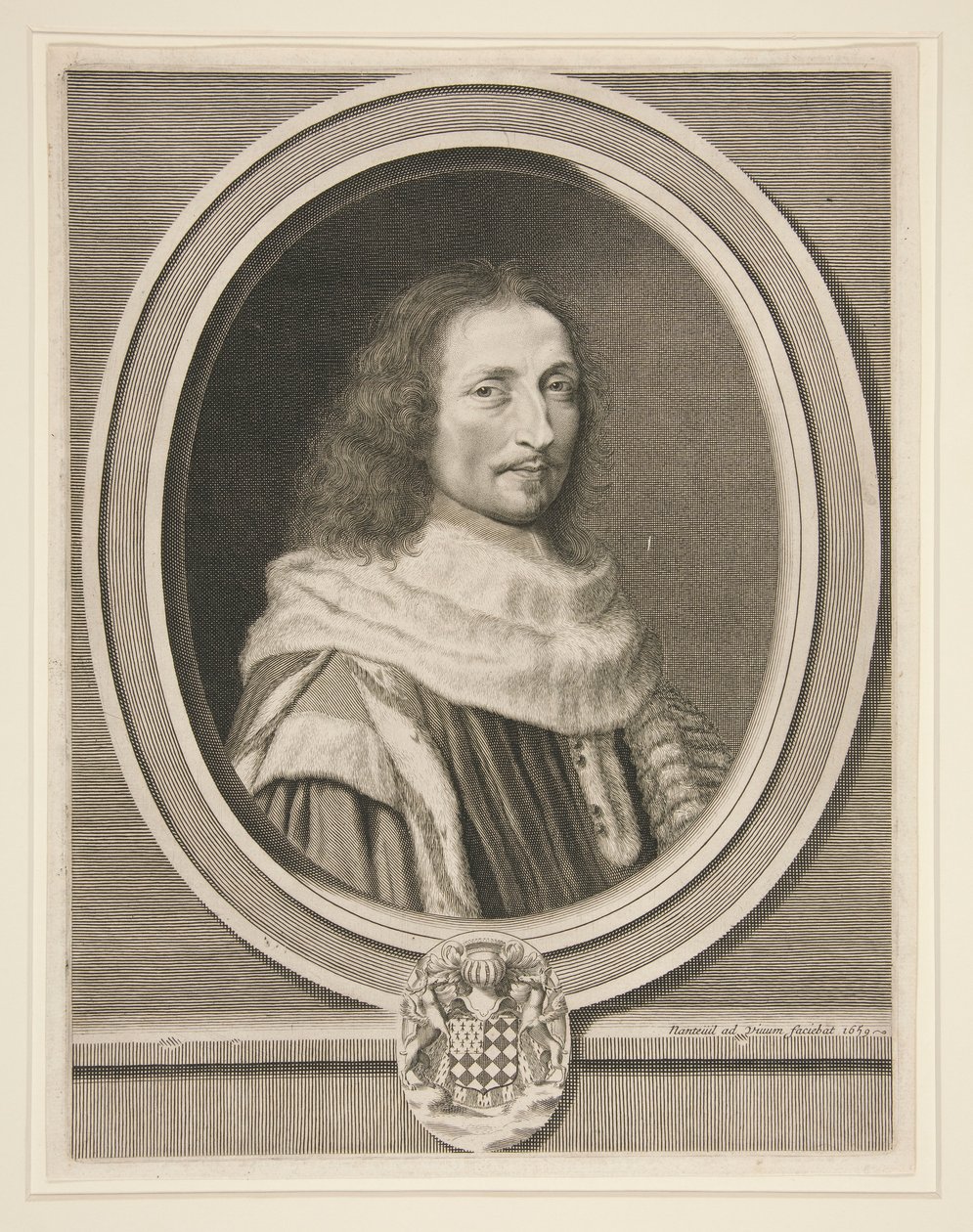 Guillaume de Lamoignon, markýz z Baville od Robert Nanteuil