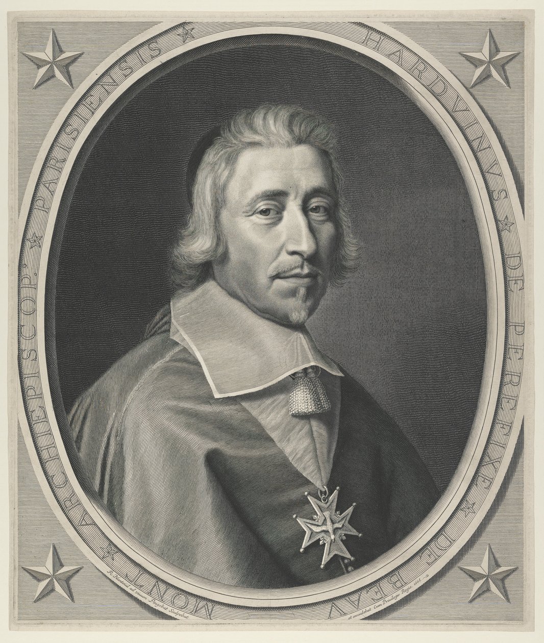 Hardouin de Beaumont de P?refixe, Arch?veque de Paris (arcibiskup Paříže) od Robert Nanteuil