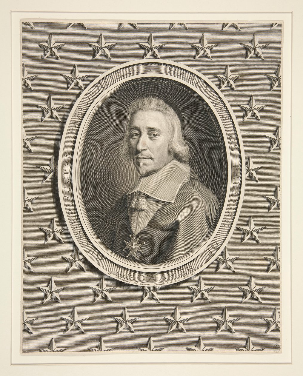 Hardouin de P?r?fixe de Beaumont, arcibiskup Paříže (arcibiskup Paříže) (1605-1671) od Robert Nanteuil