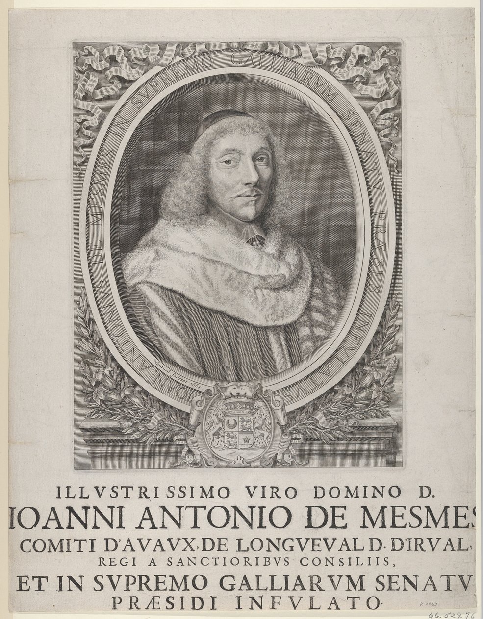 Jean-Antoine de Mesmes, 1658. od Robert Nanteuil
