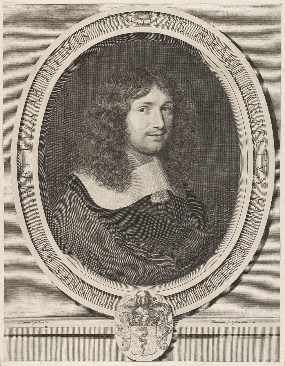 Jean-Baptiste Colbert, 1660. od Robert Nanteuil