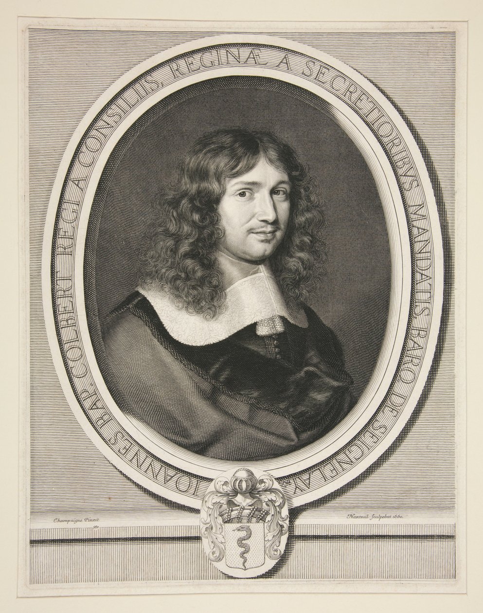 Jean-Baptiste Colbert, generální kontrolor financí od Robert Nanteuil