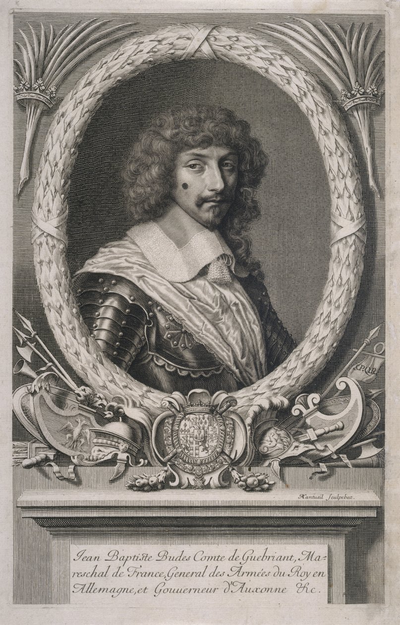 Jean Baptiste Budes, hrabě z Guebriantu [...] od Robert Nanteuil