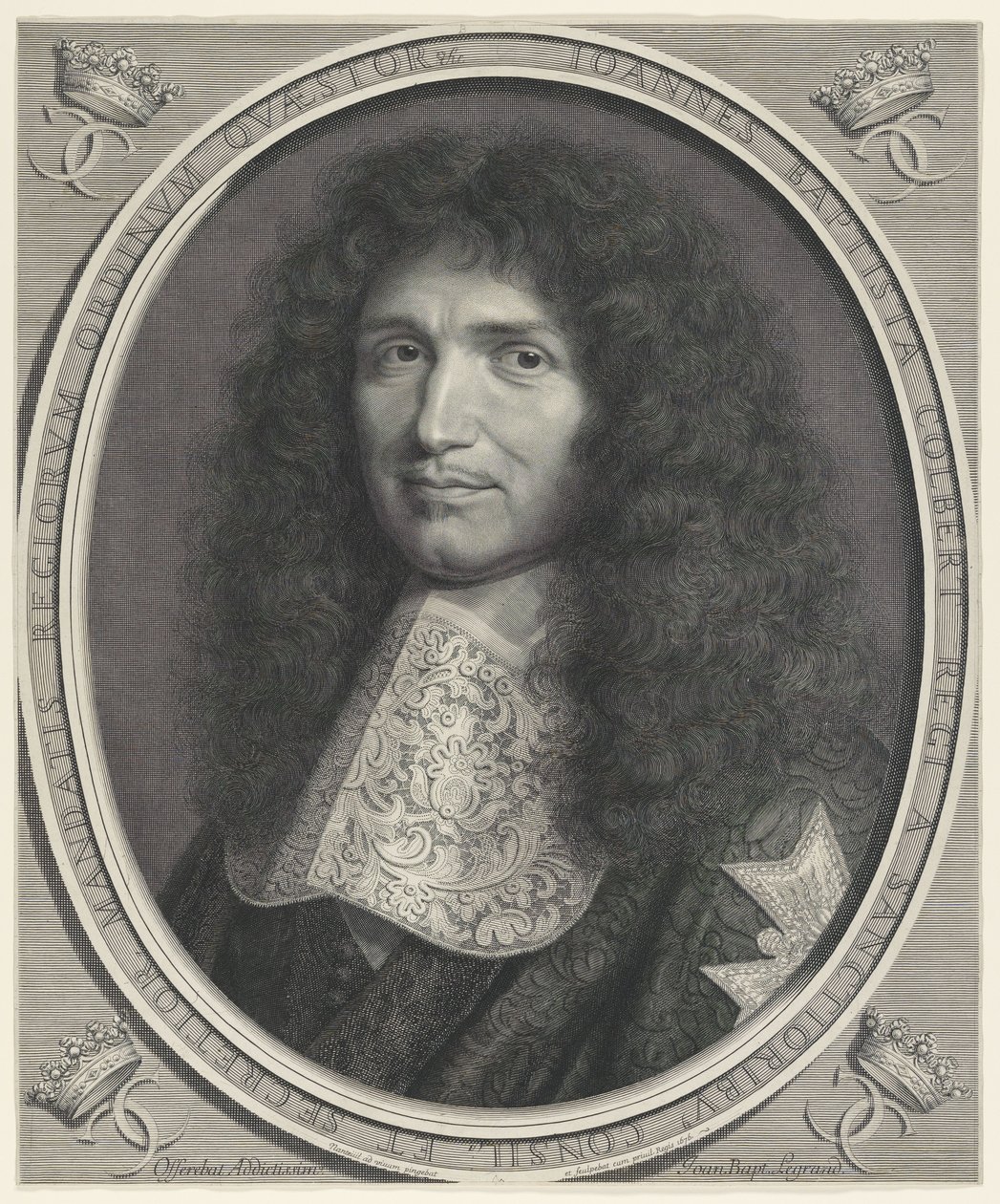 Jean Baptiste Colbert (1619-1683) od Robert Nanteuil