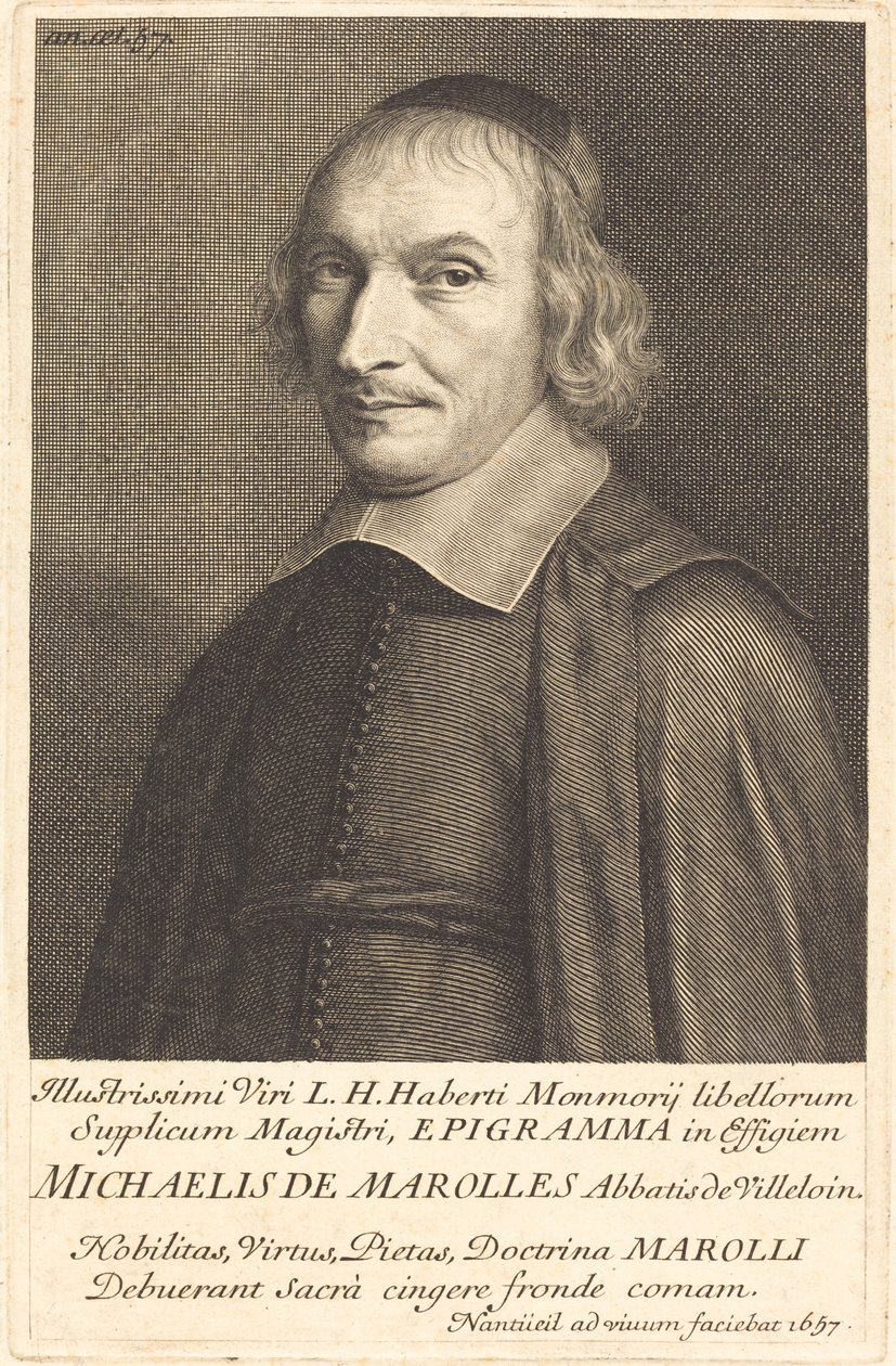 Otec Michel de Marolles od Robert Nanteuil
