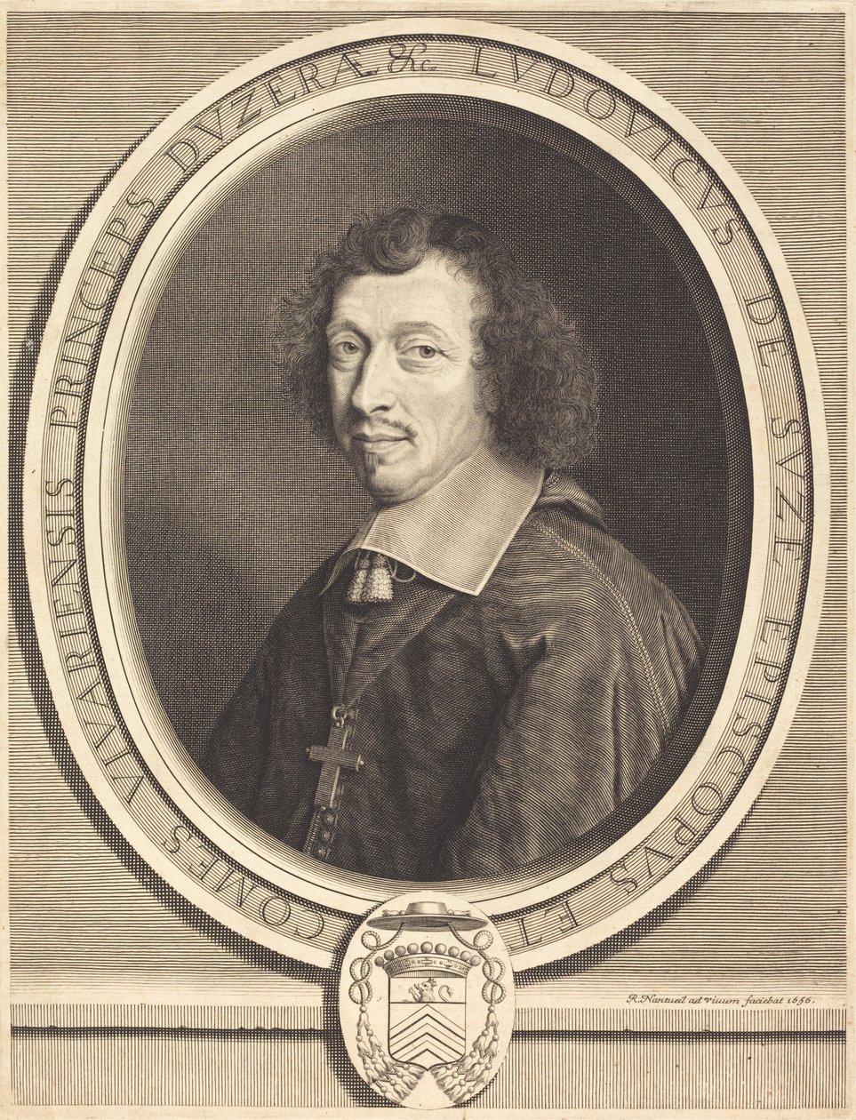 Louis-Francois de La Baume de Suze od Robert Nanteuil