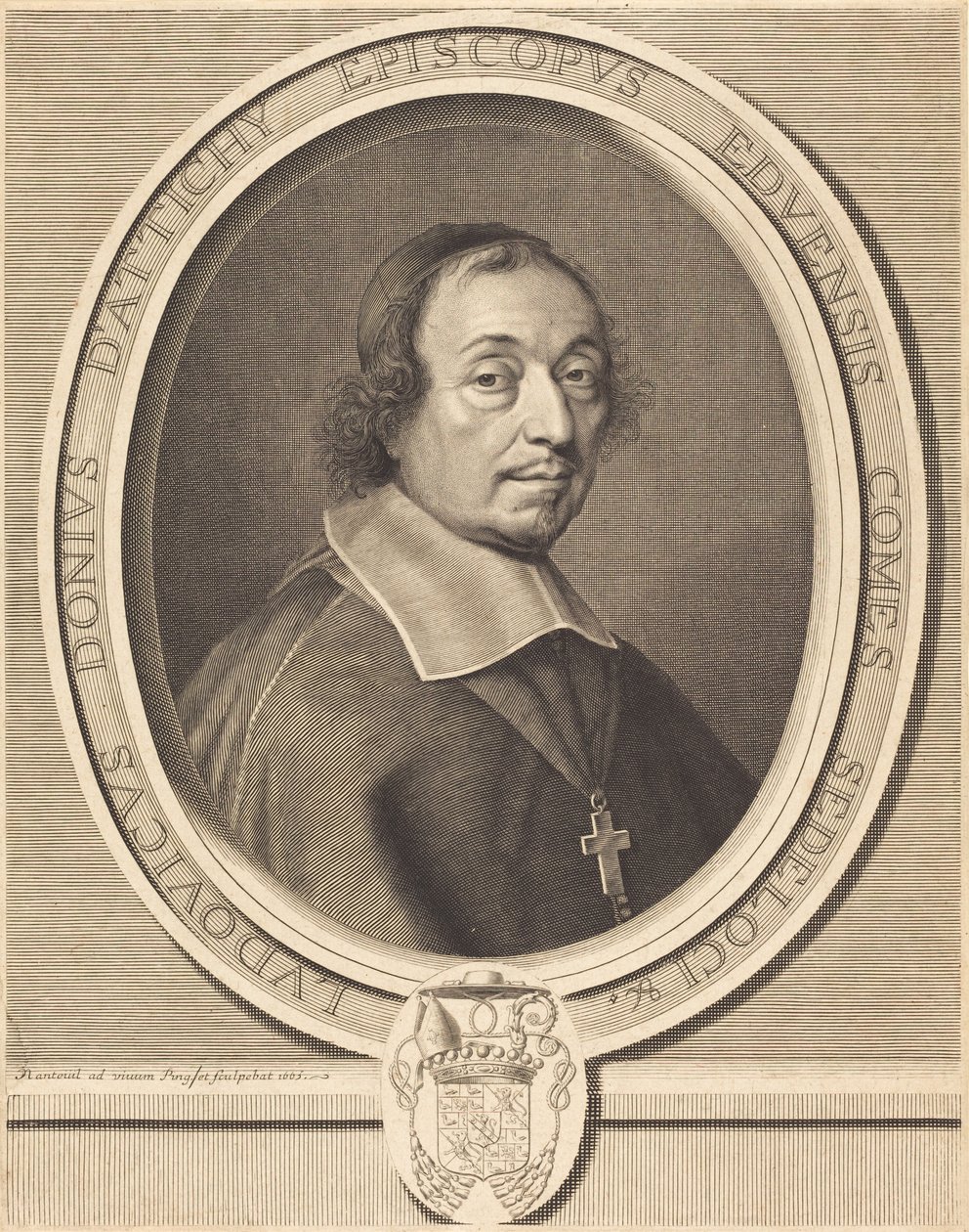 Louis Doni z Attichy od Robert Nanteuil