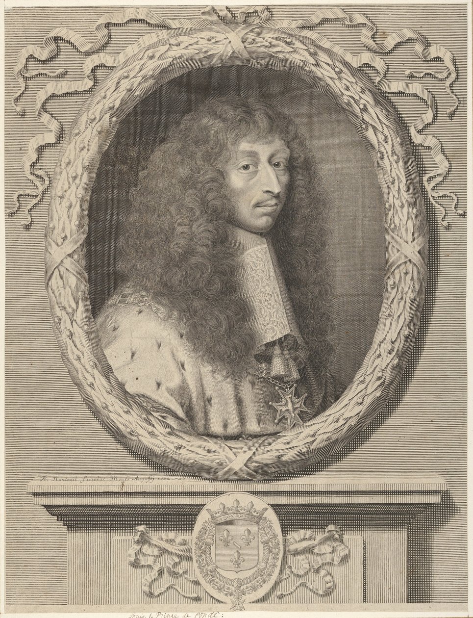 Ludvík II. de Bourbon, princ de Condé od Robert Nanteuil