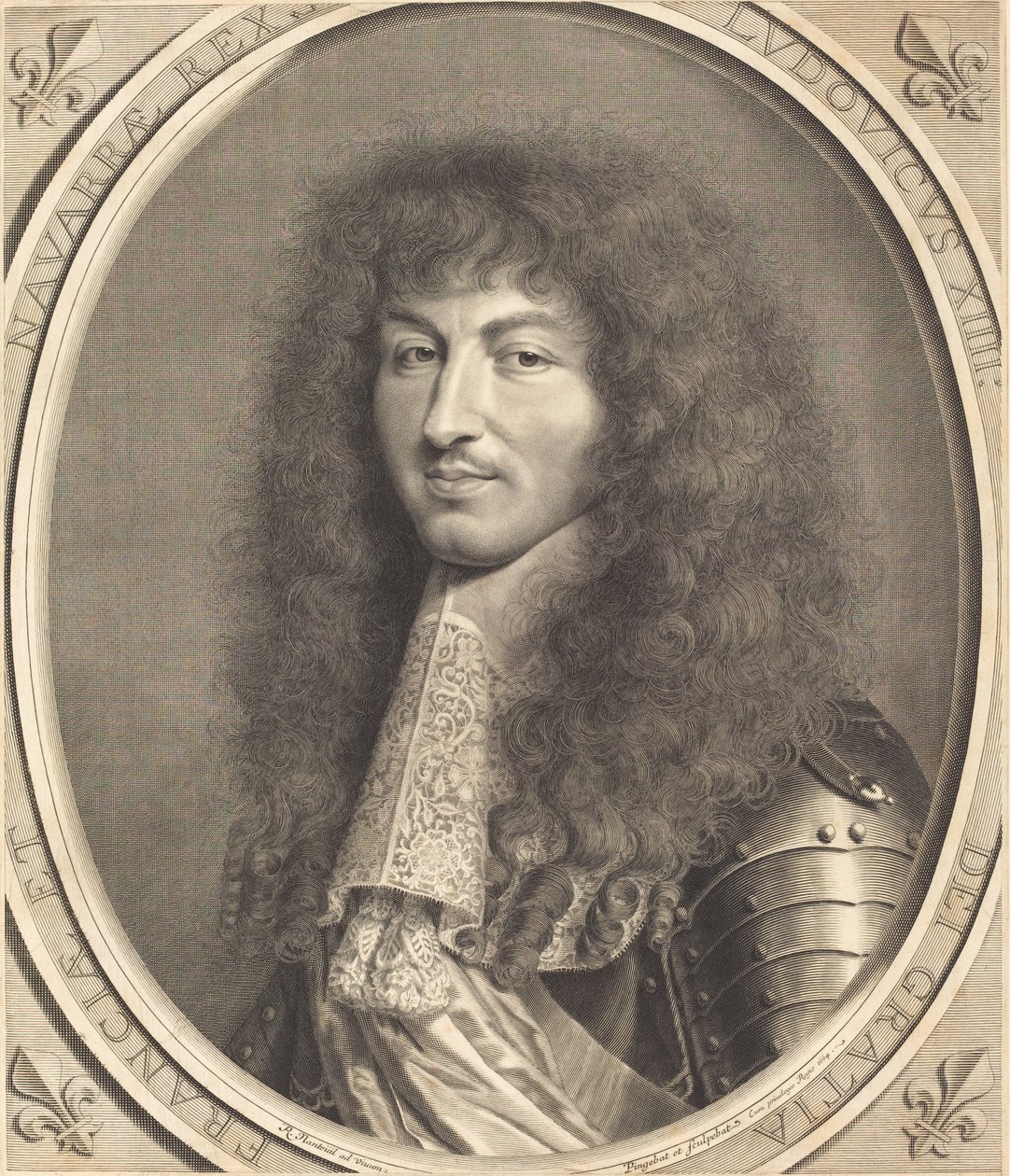 Ludvík XIV od Robert Nanteuil