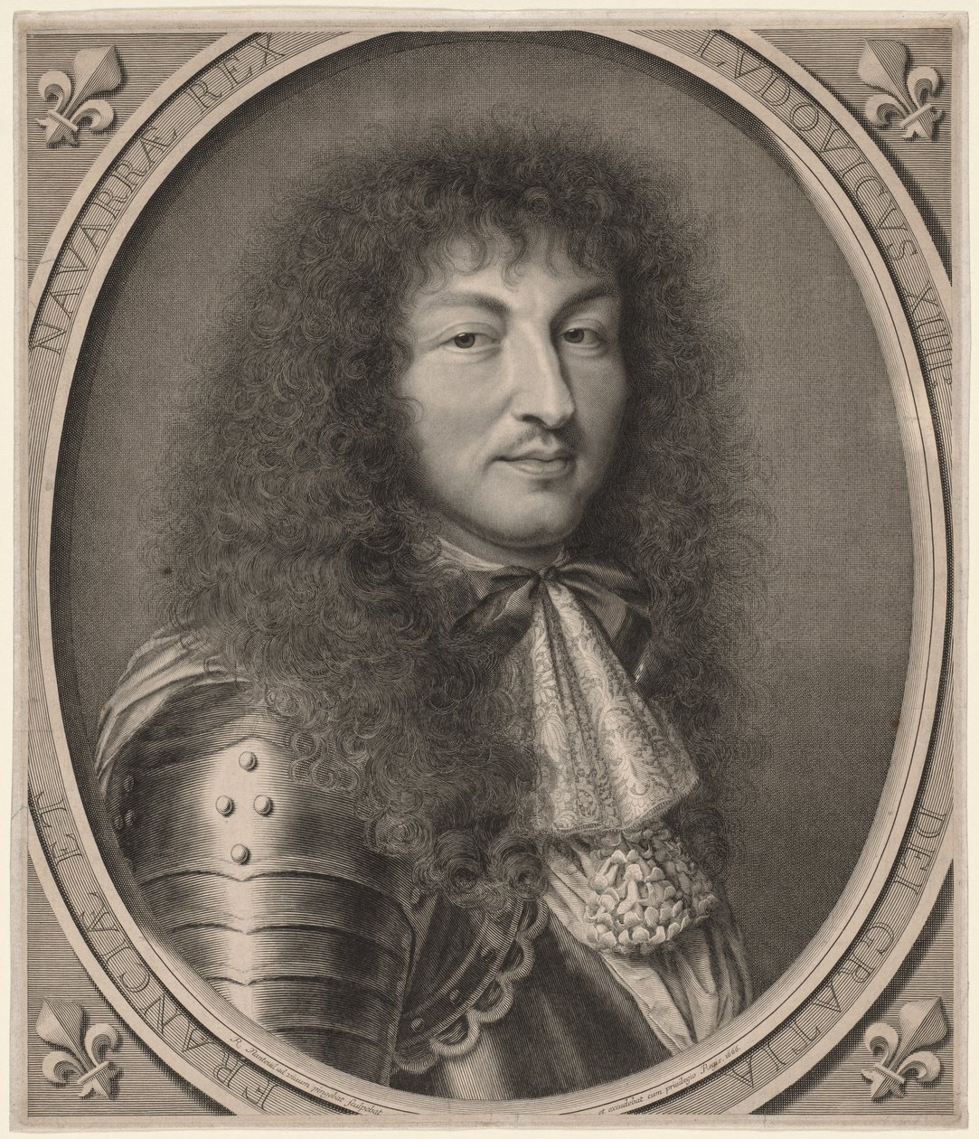 Ludvík XIV od Robert Nanteuil