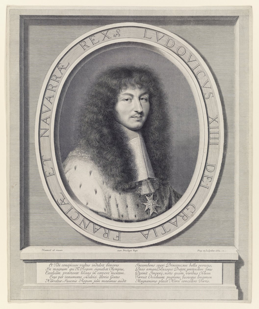 Ludvík XIV od Robert Nanteuil
