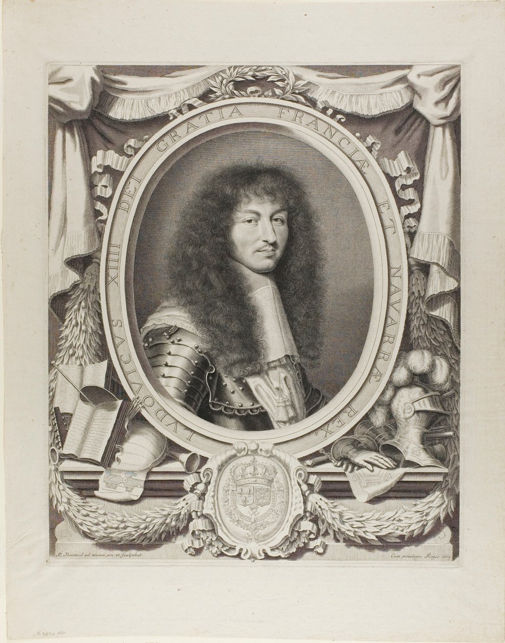 Ludvík XIV. od Robert Nanteuil