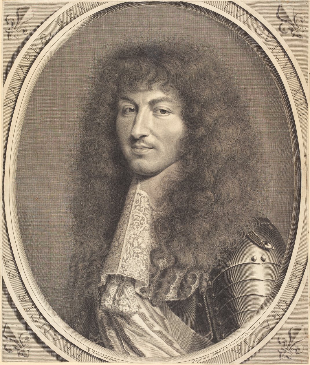 Ludvík XIV. od Robert Nanteuil