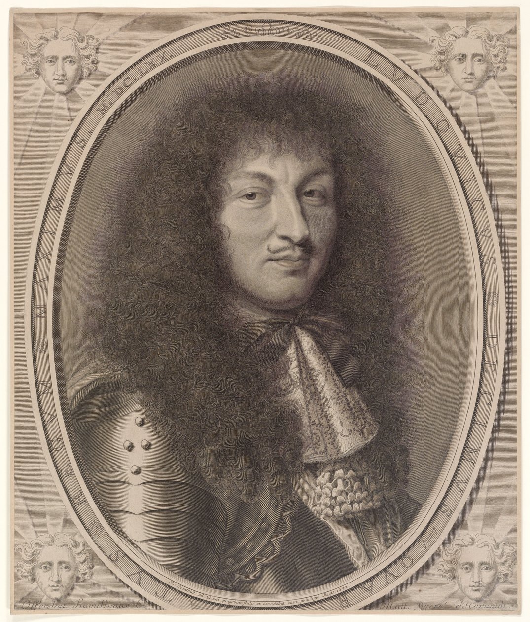 Ludvík XIV. od Robert Nanteuil