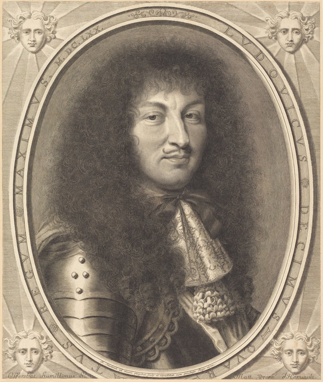 Ludvík XIV. od Robert Nanteuil