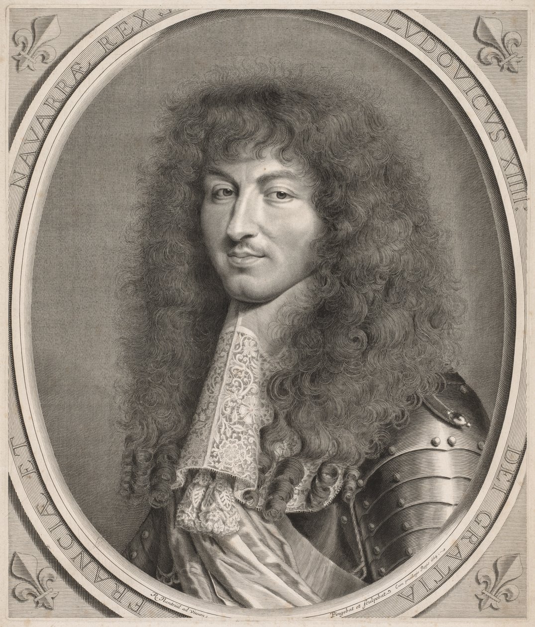 Ludvík XIV. od Robert Nanteuil