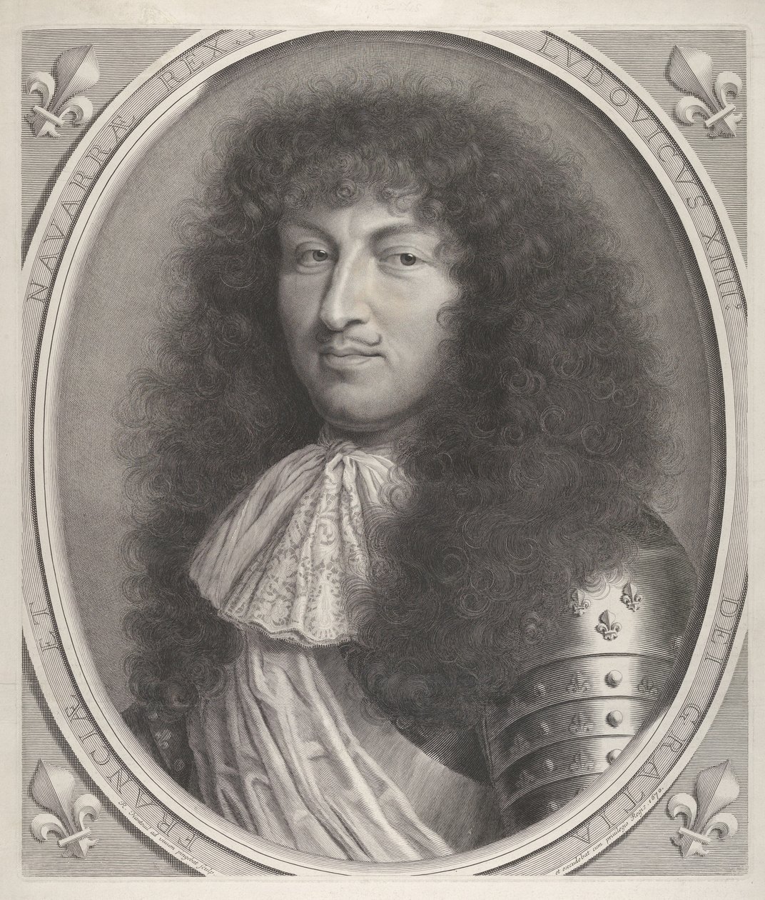 Ludvík XIV. od Robert Nanteuil