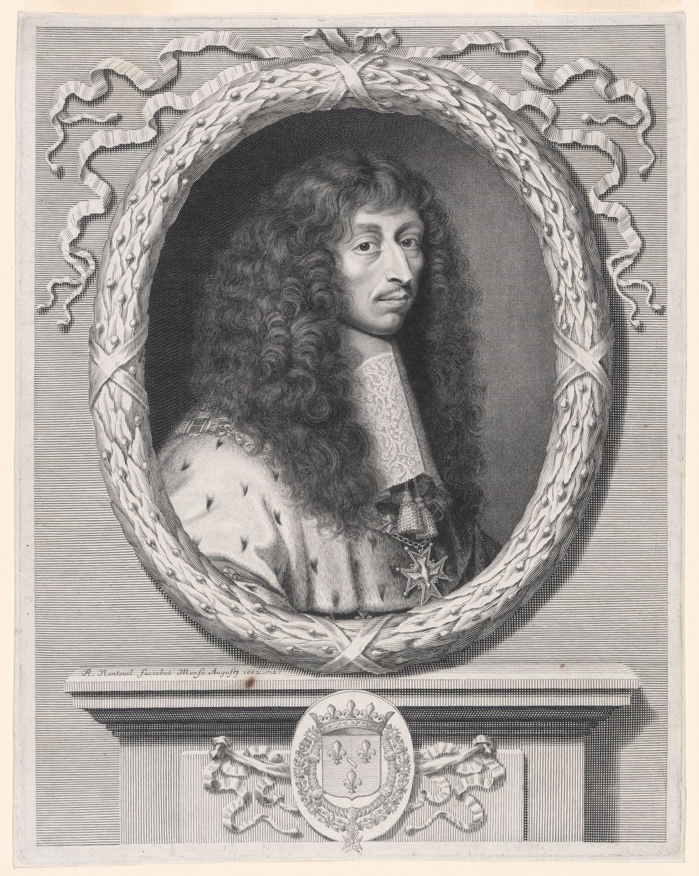 Ludvík de Bourbon, II. toho jména, princ de Condé, přezdívaný Monsieur le Prince (1621-1686) od Robert Nanteuil