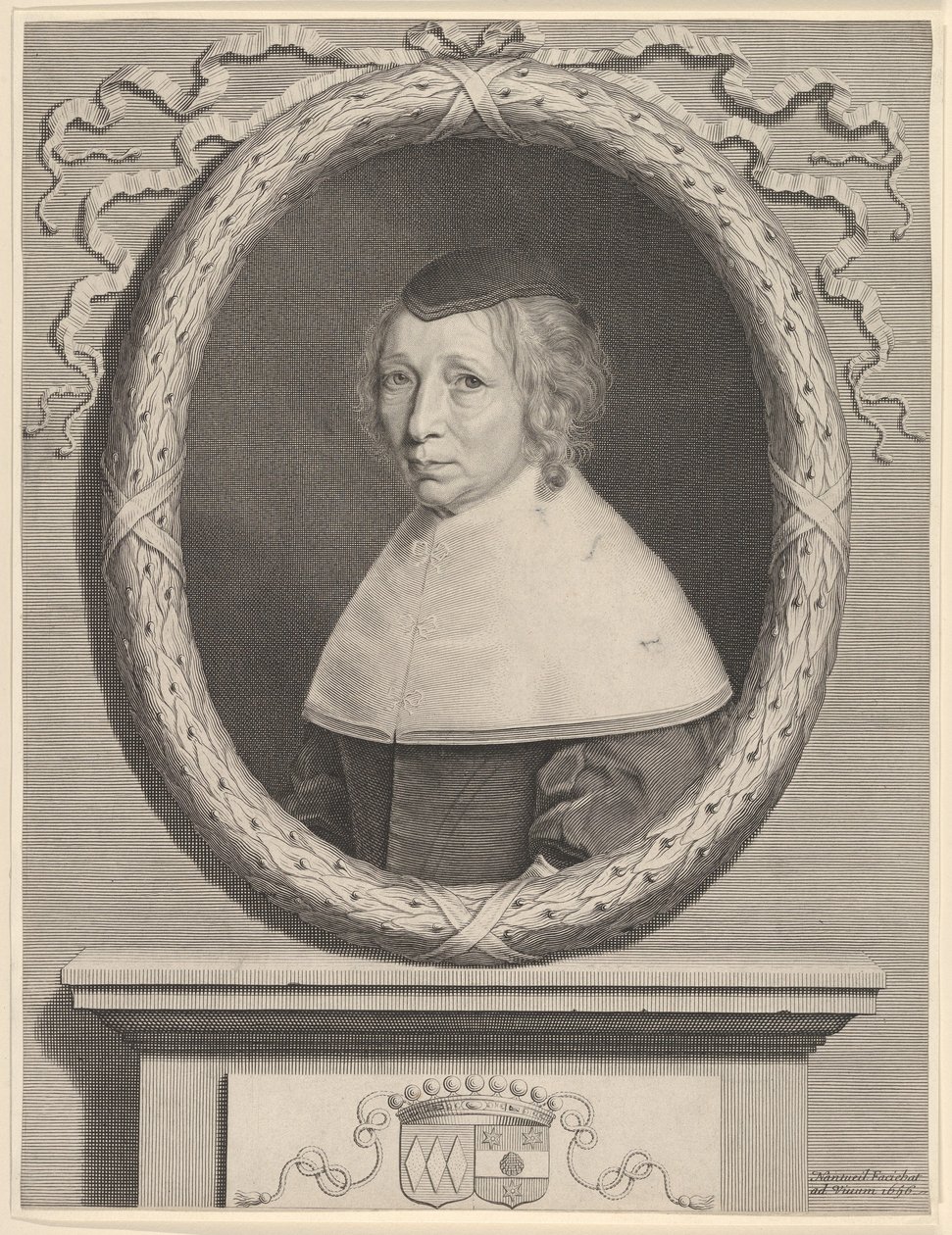 Madame Bouthillier Marie de Bragelogne, 1656. od Robert Nanteuil