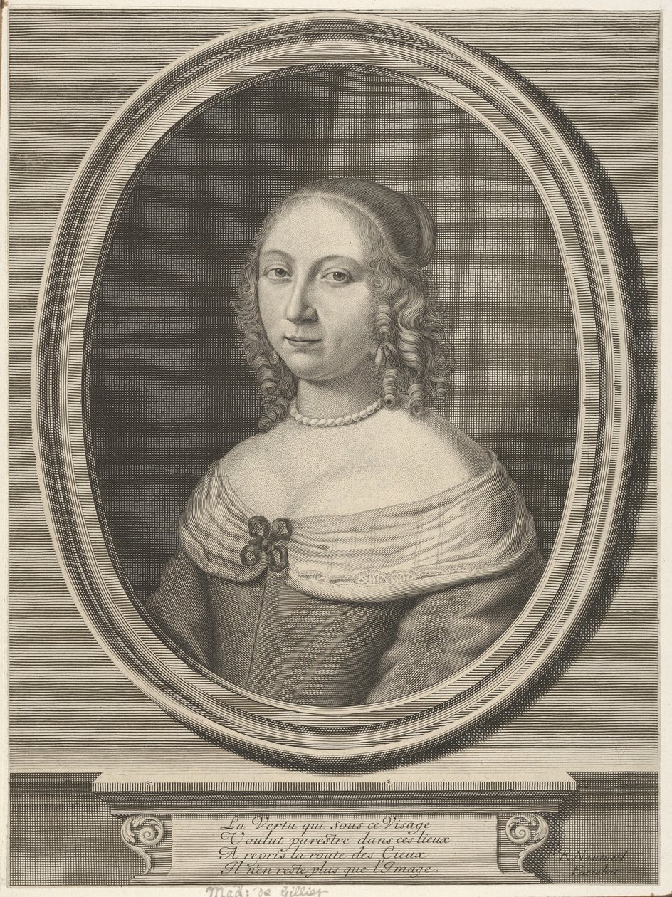 Paní de Gillier (Marie Jolly) od Robert Nanteuil