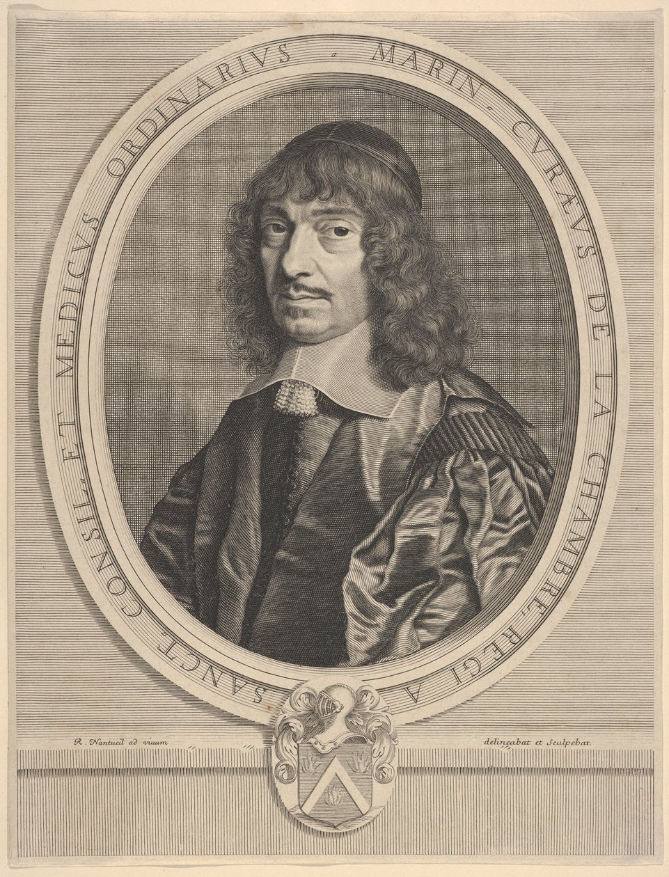 Marin Cureau de La Chambre, ca. 1656. od Robert Nanteuil