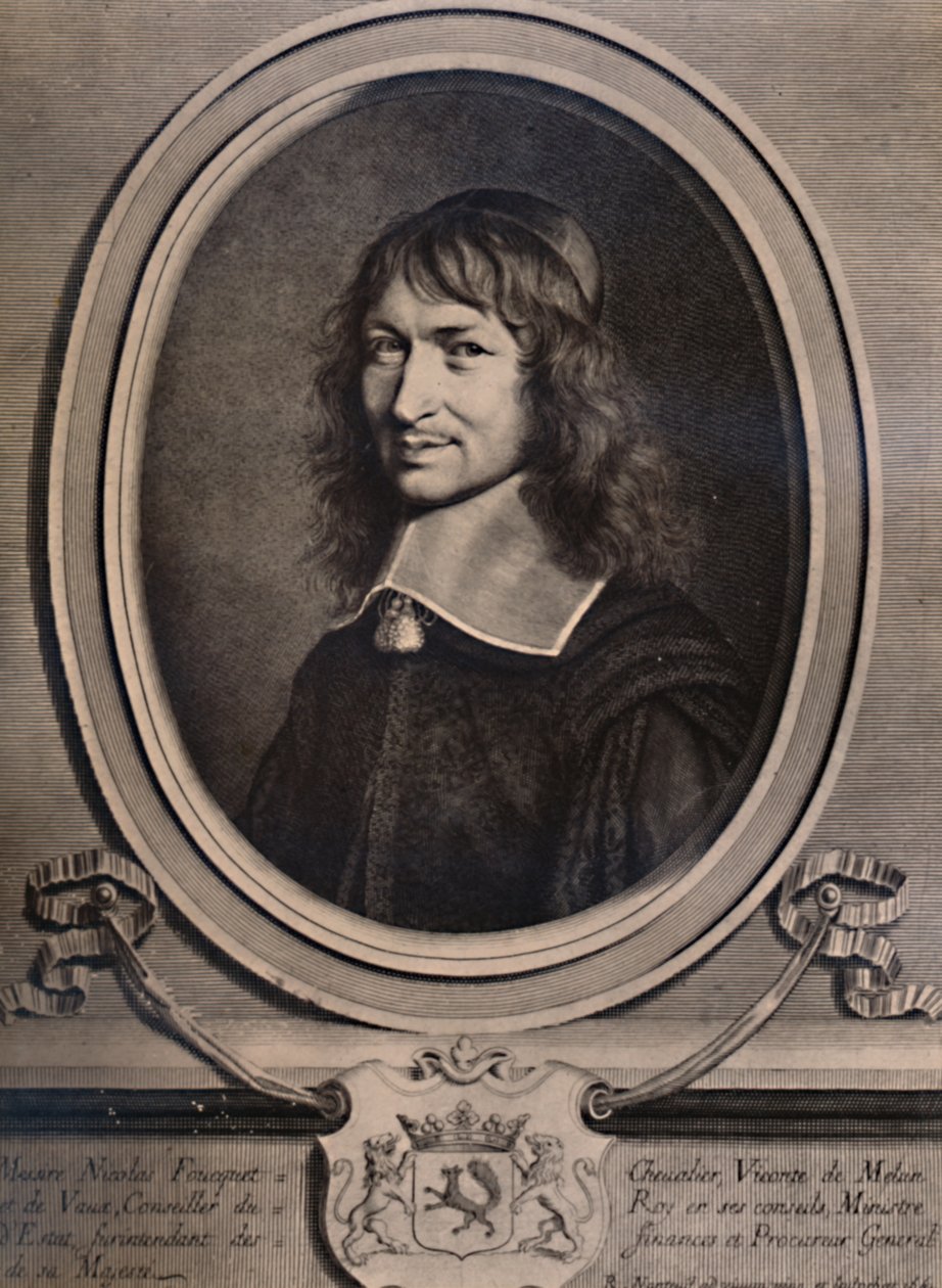 Nicolas Fouquet, ministr financí Ludvíka XIV. Francie, 17. století 1894 od Robert Nanteuil