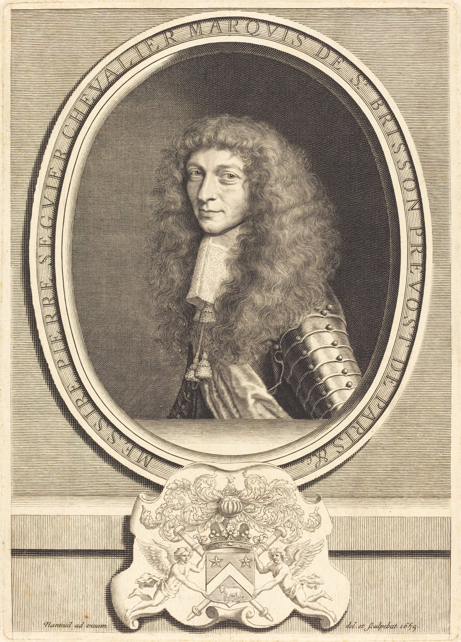 Pierre Seguier, markýz de Saint-Brisson od Robert Nanteuil