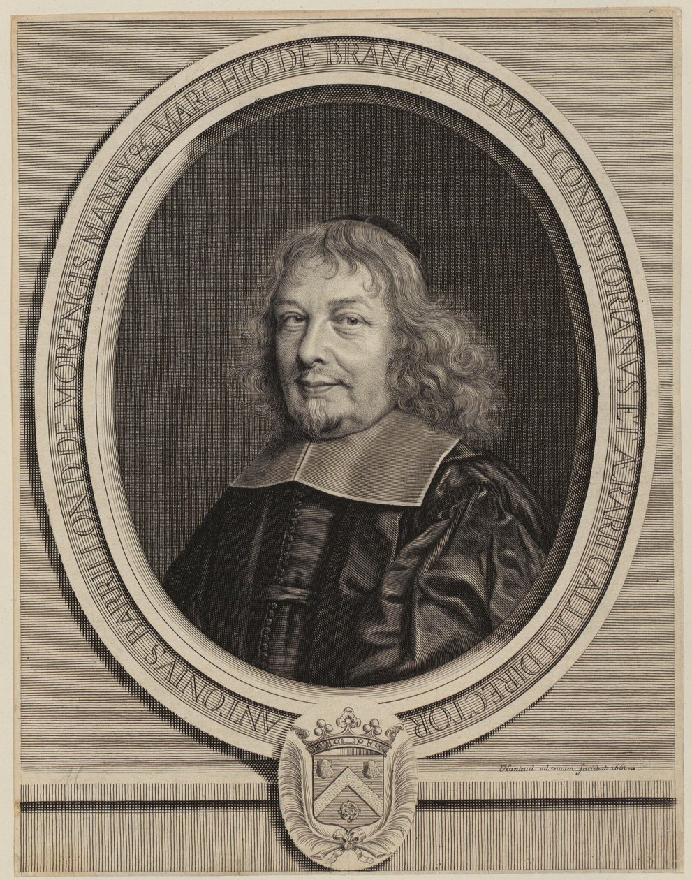 Portrét Antoina Barillona [Barrillona] od Robert Nanteuil