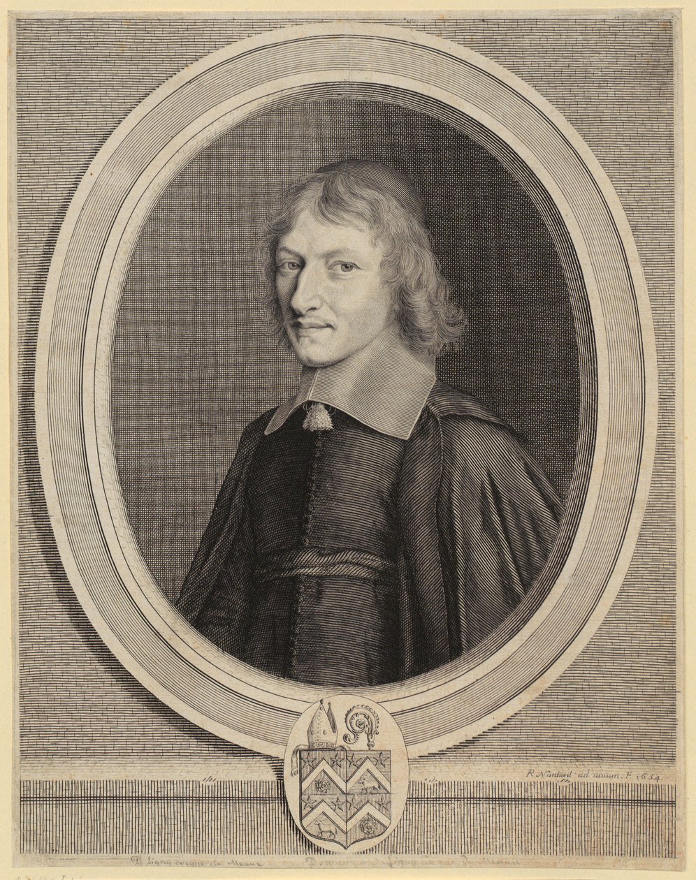 Portrét Dominique de Lignyho od Robert Nanteuil
