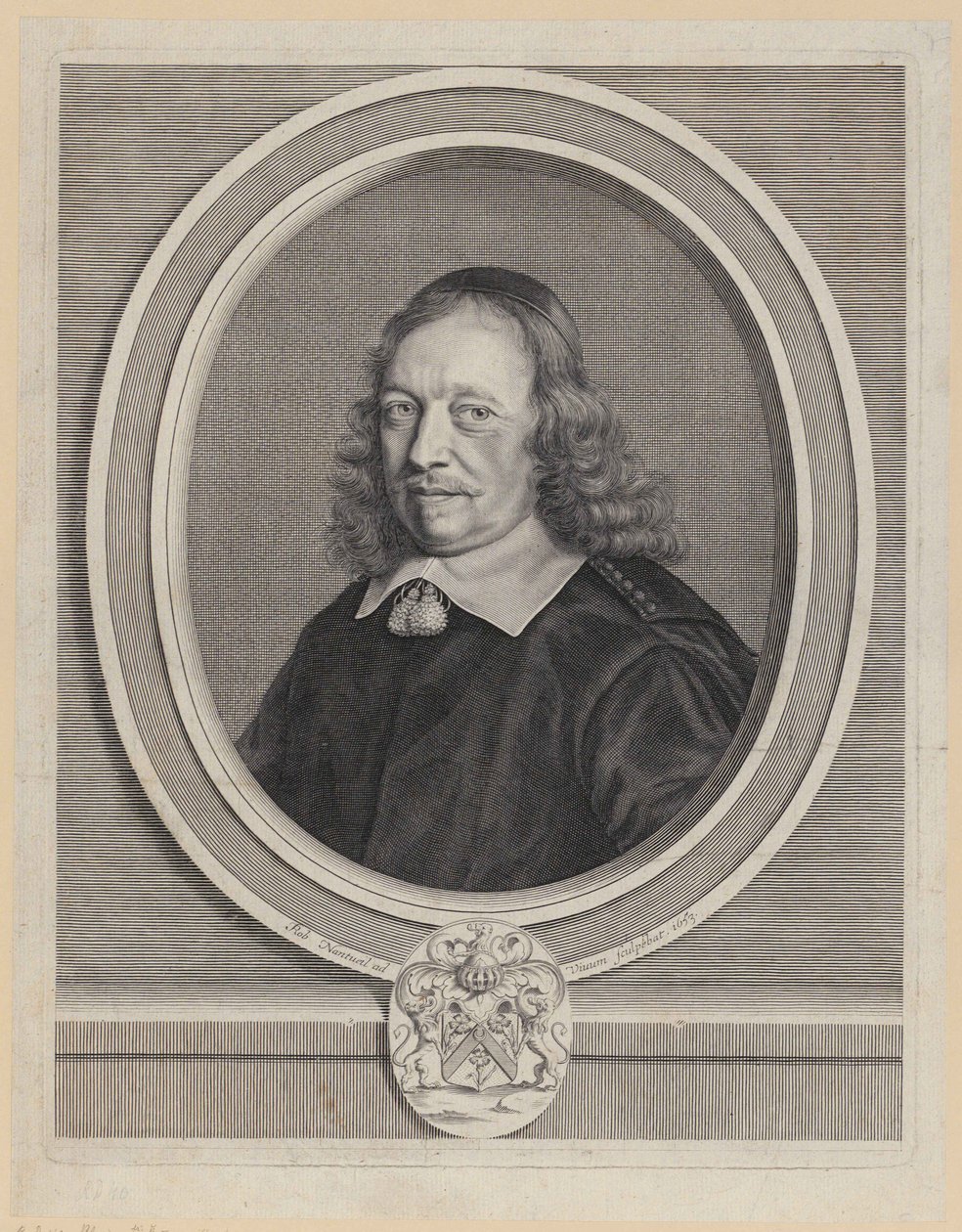 Portrét Gillese Blondeaua od Robert Nanteuil