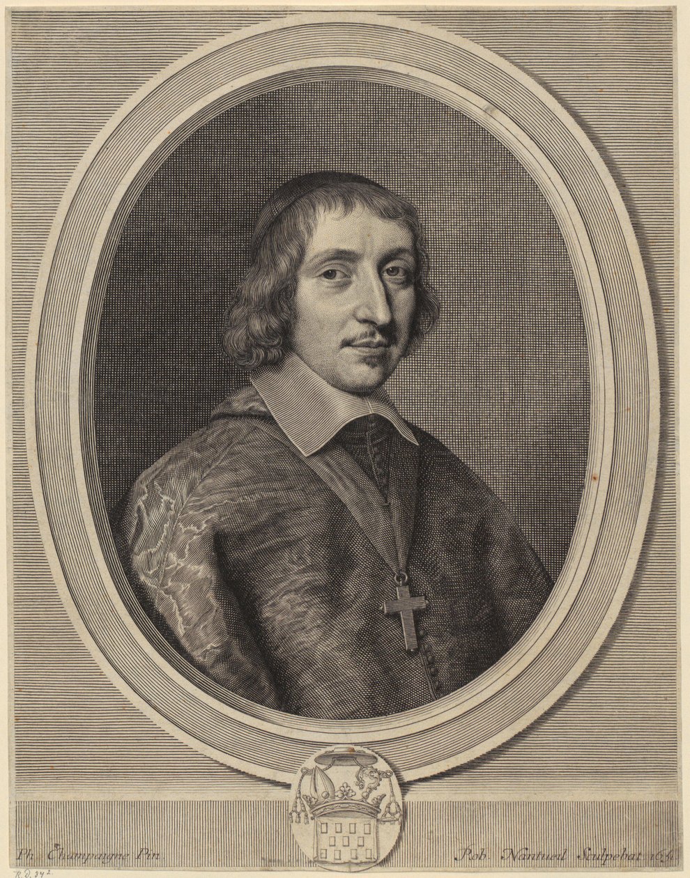 Portrét Philiberta-Emmanuela de Beaumanoir de Lavardin od Robert Nanteuil