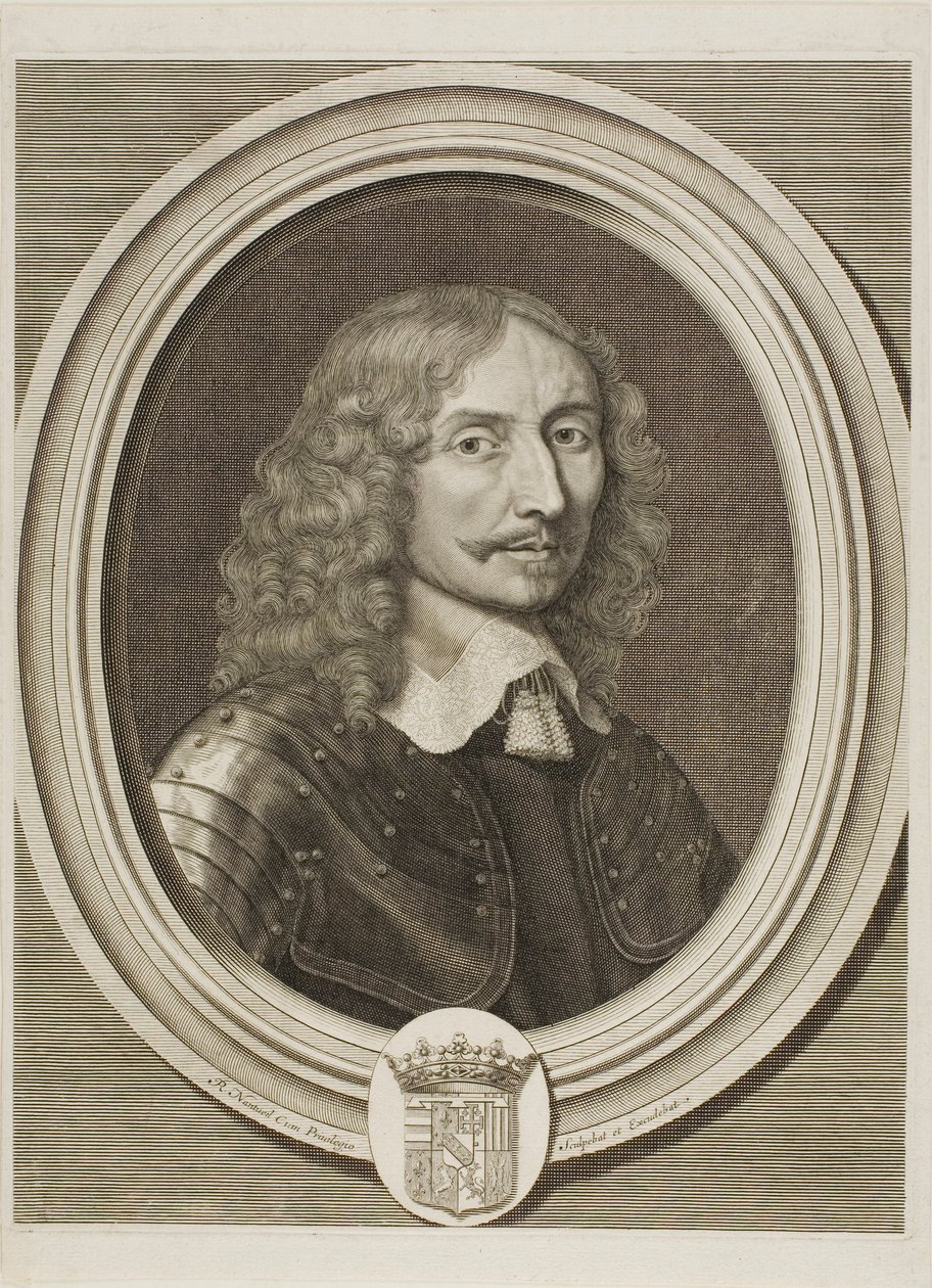 Portrét Henri de Lorraine, vévoda z Mouy od Robert Nanteuil