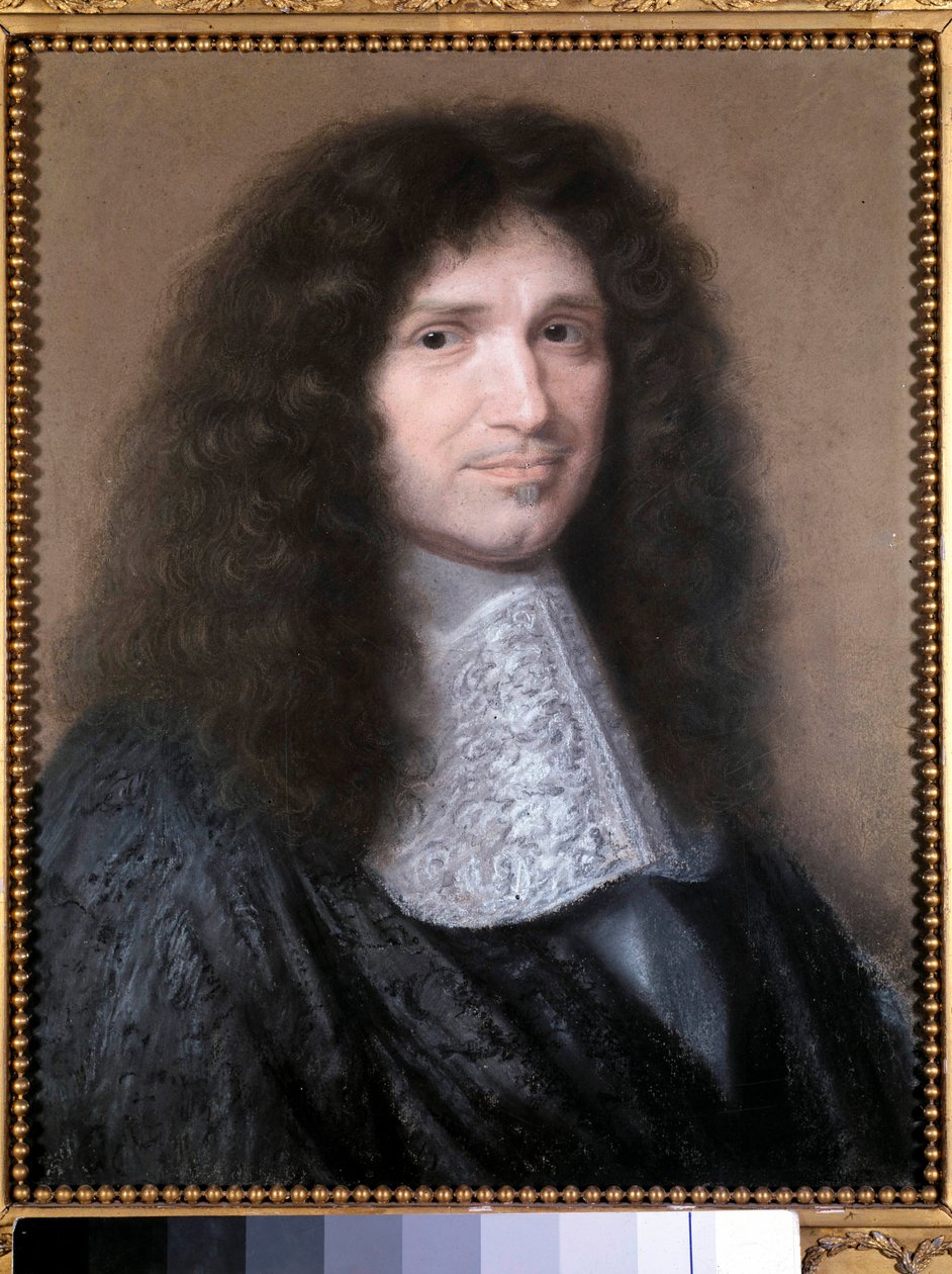 Portrét Jean Baptiste (Jean-Baptiste) Colbert (1619-1683), finanční ředitel Ludvíka XIV. Pastelový obraz od Roberta Nanteuila (1623-1678) 1676 Sun. 0,52x0,44m. Chantilly, Conde museum - Portrét Jeana Baptista (Jean-Baptiste) Colberta (1619-1683), M od Robert Nanteuil