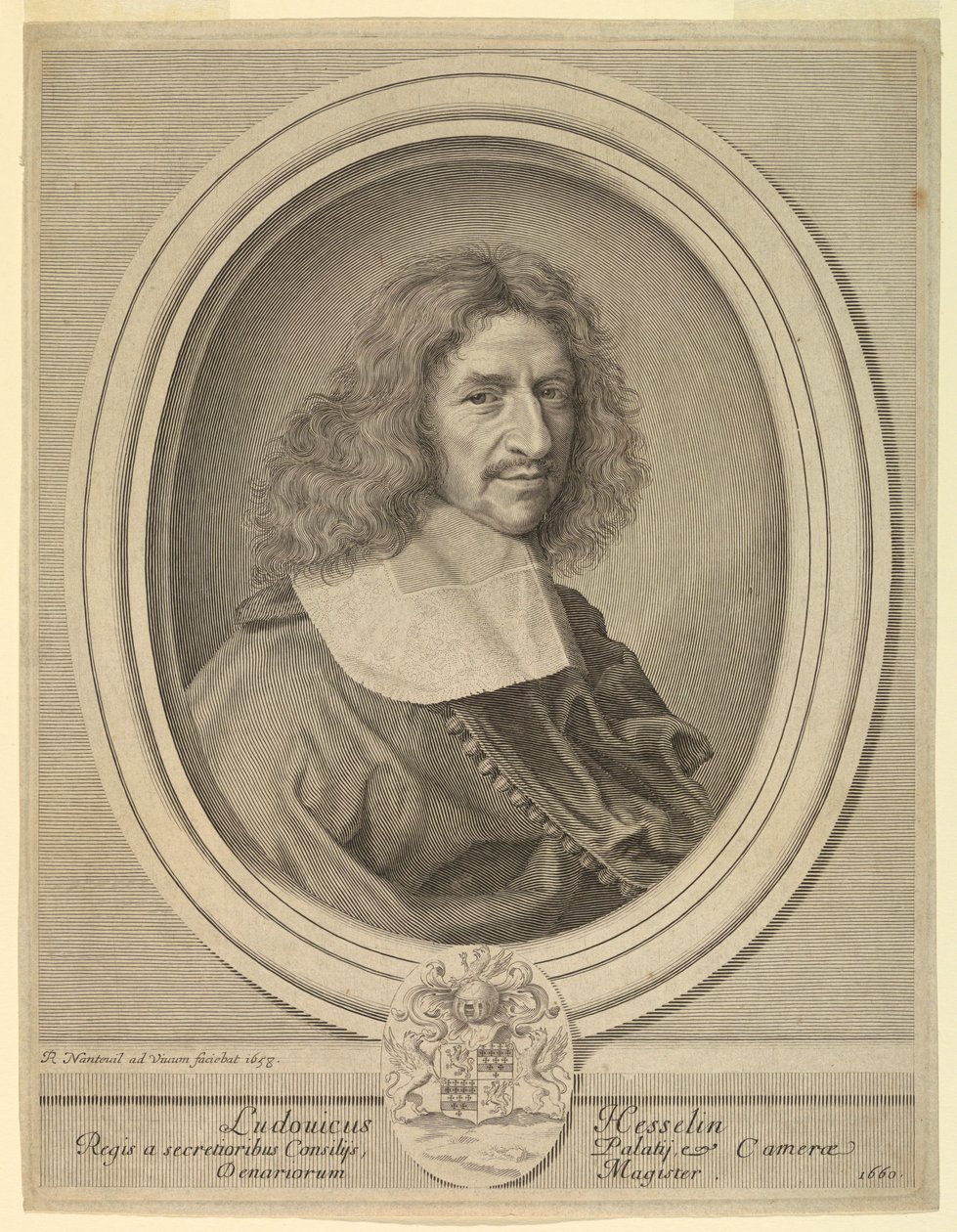 Portrét Louise Hesselina od Robert Nanteuil