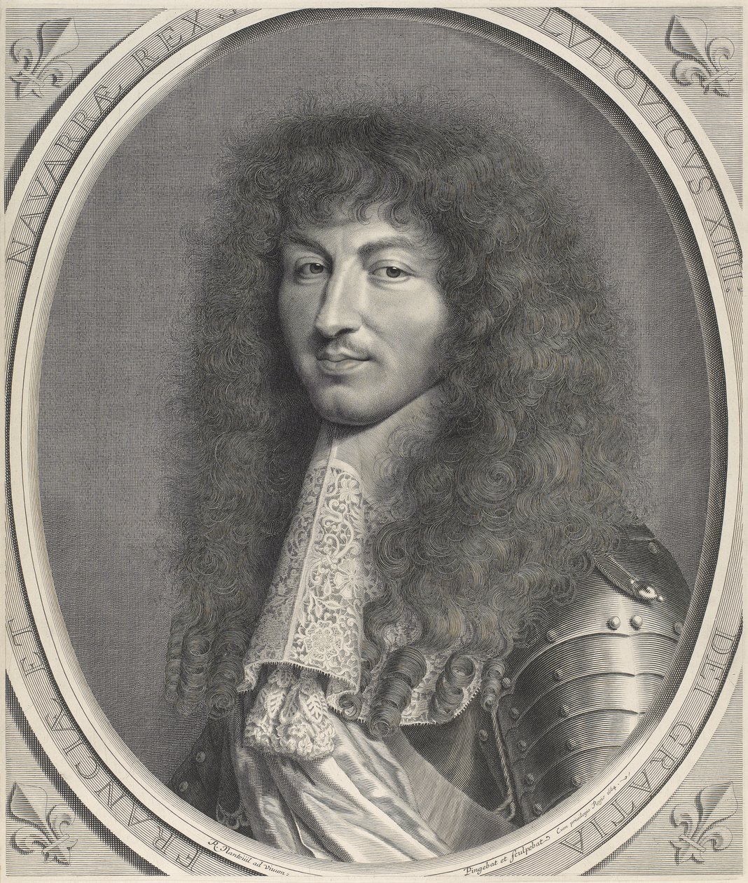 Portrét Ludvíka XIV od Robert Nanteuil