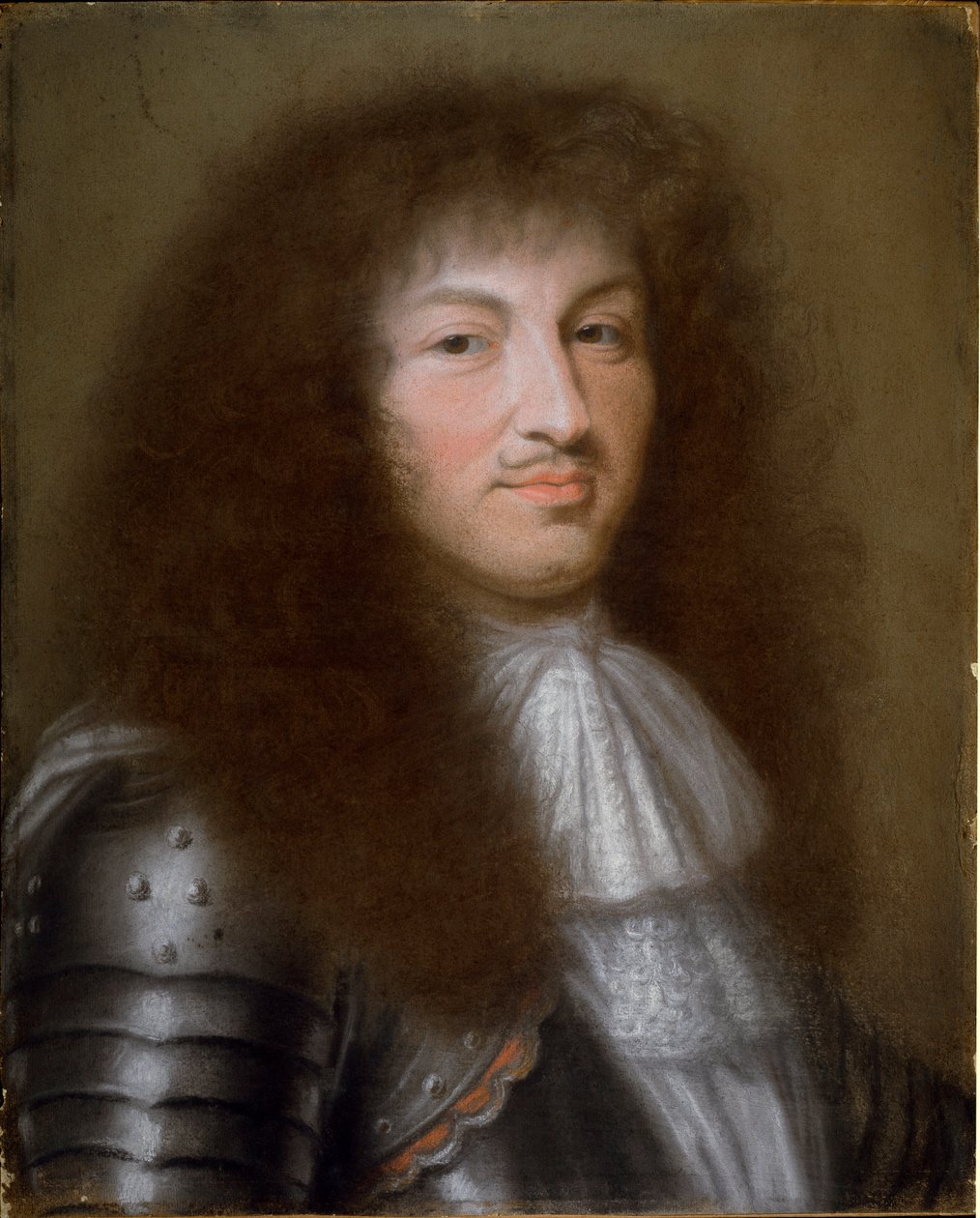 Portrét francouzského krále Ludvíka XIV od Robert Nanteuil