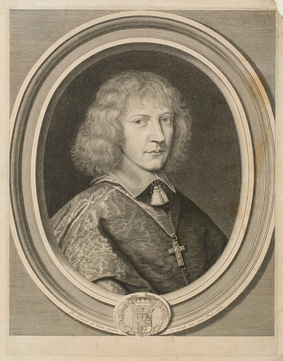 Portrét Jindřicha II. Savojského-Nemourského od Robert Nanteuil