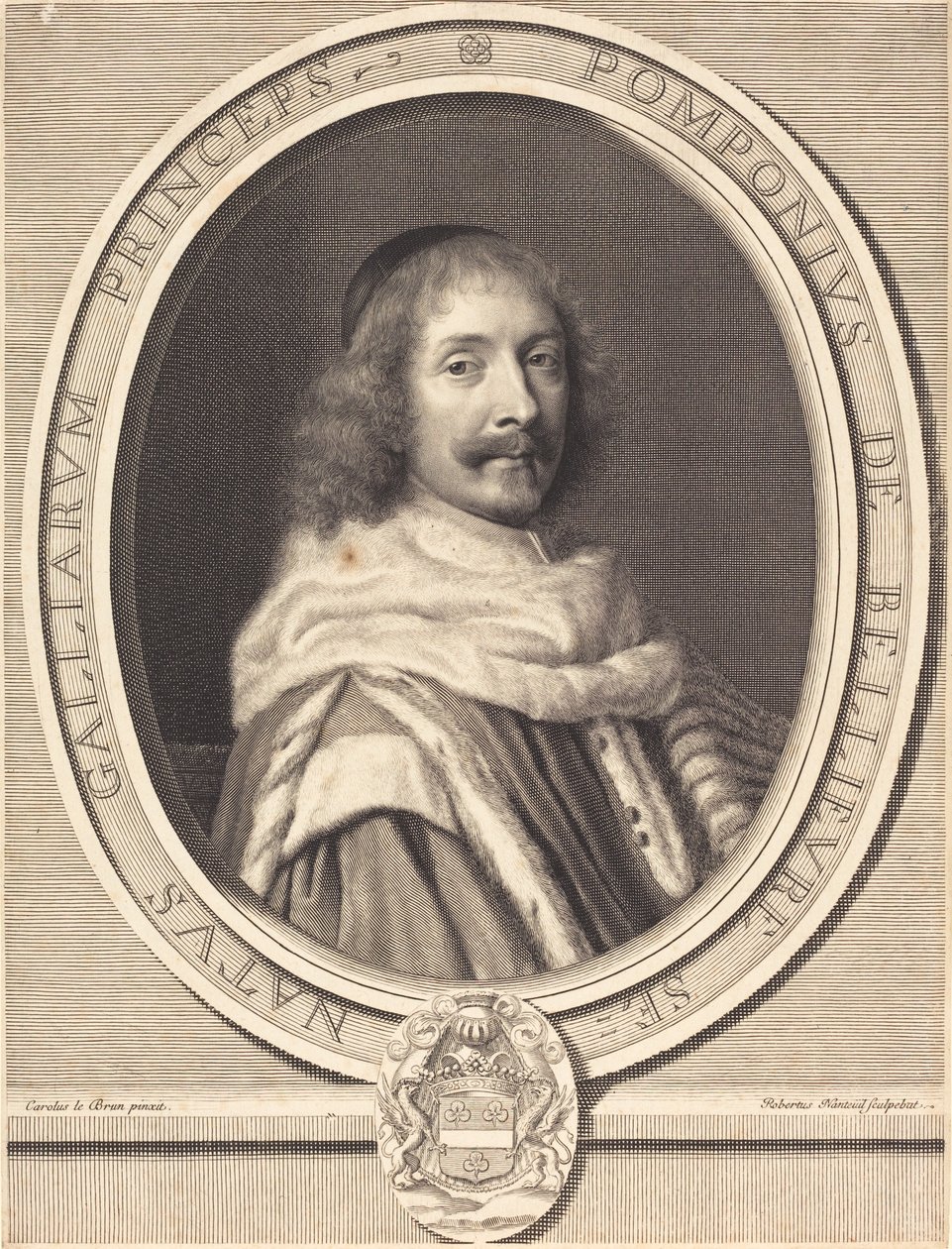 Pompone II de Bellievre od Robert Nanteuil after Charles Le Brun