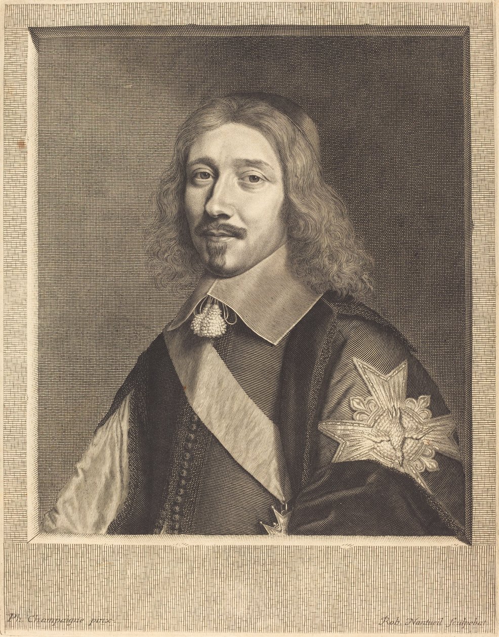 Kancléř Michel Le Tellier od Robert Nanteuil after Philippe de Champaigne
