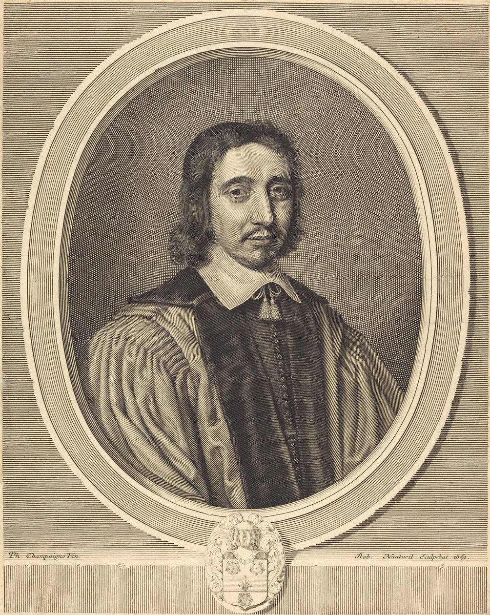 Charles Benoise od Robert Nanteuil after Philippe de Champaigne